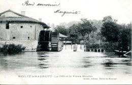 N°64424 -cpa Heiltz Le Maurupt -la Chée Et Le Vieux Moulin- - Molinos De Agua