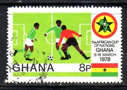 GHANA. N°618 De 1978 Oblitéré. Coupe D'Afrique Des Nations. - Coppa Delle Nazioni Africane