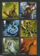 GREAT BRITAIN GRAN BRETAGNA 2009 MYTHICAL CREATURES CREATURE MITOLOGICHE COMPLETE SET SERIE COMPLETA MNH - Ungebraucht