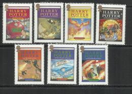 GREAT BRITAIN GRAN BRETAGNA 2007 HARRY POTTER COMPLETE SET SERIE COMPLETA MNH - Unused Stamps