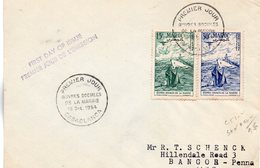 MAROC 18/8/54 - Covers & Documents