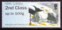 GB 2015 QE2 2nd Post & Go Mountain Hare Winter Fur ( M209 ) - Post & Go (automatenmarken)