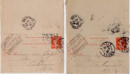 TB 2343 - Entier Postal - Emile COLLIN Au PRE SAINT GERVAIS - MP PANTIN 1907 Pour COULOMMIERS - Cartes-lettres
