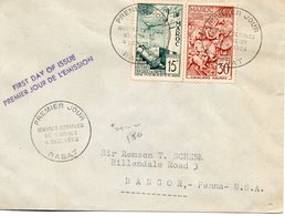 MAROC 4/12/53 - Covers & Documents