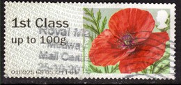 GB 2015 QE2 1st To 100gms Post & Go Common Poppy  ( H364 ) - Post & Go Stamps