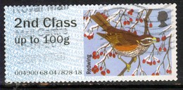 GB 2015 QE2 2nd Post & Go Redwing Bird Winter Fur & Feathers ( M106 ) - Post & Go (automaten)