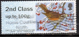 GB 2015 QE2 2nd Post & Go Redwing Bird Winter Fur & Feathers ( M22 ) - Post & Go (automaten)