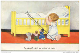 Nachtgebet - La Famille Fait Sa Priere Du Soir - Künstlerkarte John Wills - Gel. 1935 - Wills, John