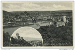 Burg Stolzenfels Mit Oberlahnstein - Burg Lahneck - Verlag V. Dietze Darmstadt Gel. 1937 - Lahnstein