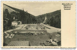 Wildemann - Schwimmbad - Foto-AK - Verlag Photo-Intze Wildemann Gel. 1940 - Wildemann