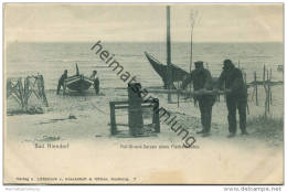 Niendorf - Auf-Strand-Setzen Eines Fischerbootes - Verlag Knackstedt & Näther Hamburg Ca. 1900 - Timmendorfer Strand