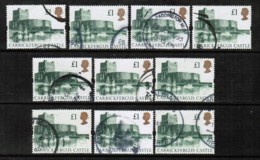 GREAT BRITAIN   Scott # 1445 USED WHOLESALE LOT OF 10 (WH-224) - Vrac (max 999 Timbres)