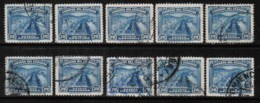 ECUADOR   Scott # 408A USED WHOLESALE LOT OF 10 (WH-235) - Vrac (max 999 Timbres)