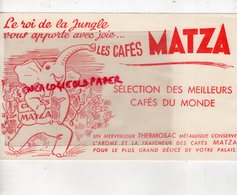 BUVARD ELEPHANT - CAFES MATZA - Dieren