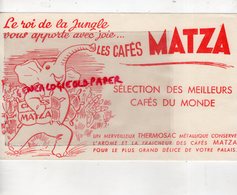 BUVARD ELEPHANT - CAFES MATZA - Animals