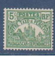 MADAGASCAR       N°  YVERT  :  TAXE  10   NEUF AVEC  CHARNIERES      (  CH 23  ) - Timbres-taxe