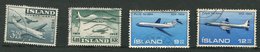 Islande Ob PA 30 à 33 - Airmail