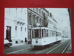 BELGIQUE - BRUXELLES - PHOTO 15 X 10 - TRAM - TRAMWAY -  LIGNE 7 - AVENUE MARNIX - 23 / 06 / 1960 - Transporte Público