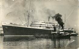 CHERBOURG - Le Paquebot "Andes" Et Un Remorqueur. - Tugboats