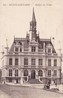 62  HENIN LIETARD  - HOTEL DE VILLE / CYCLISTES - Henin-Beaumont