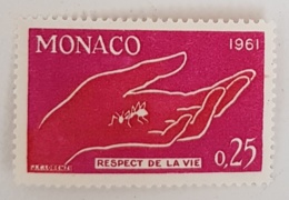 MONACO, Mains, Main, Hand, Mano, Respect De La Vie Animale. Yvert 554. - Nuovi