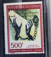 CONGO, Mains, Main, Hand, Mano. Journee De Liberation De L'afrique. Yvert PA 54 ** MNH - Sonstige & Ohne Zuordnung