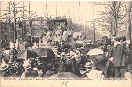 59-ROUBAIX- CAVALCADE DU 31 MAI 1903,CHAR DE LA FRATERNITE AVEC LA REINE DES REINES - Roubaix