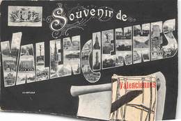 59-vALENCIENNES- SOUVENIR DE VALENCIENNES- CARTE Dépliante - Valenciennes