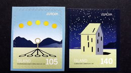 Island 1244/5 **/mnh, EUROPA/CEPT 2009, Astronomie - Neufs