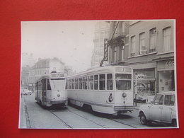 BELGIQUE - BRUXELLES - PHOTO 14.5 X 10 - TRAM - TRAMWAY -  LIGNE  7  - - Nahverkehr, Oberirdisch