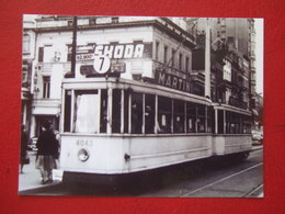 BELGIQUE - BRUXELLES - PHOTO 13.5 X 9.8 - TRAM - TRAMWAY  -  LIGNE  7 - ANNEE 1960... - Transport Urbain En Surface