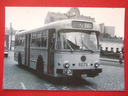 BELGIQUE - BRUXELLES - PHOTO 13.5 X 9.8 - TRAM - TRAMWAY - BUS -  LIGNE  20 - DEYROYE - MIDI-BASILIQUE - - Transporte Público