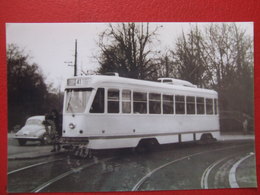 BELGIQUE - BRUXELLES - PHOTO 13.5 X 9.8 - TRAM - TRAMWAY - BUS -  LIGNE 41 - ANNEE 1960... - " RARE " - - Vervoer (openbaar)