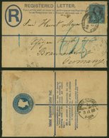 Great Britain 1888 Victoria Postal History Rare Old Postcard To Germany DB.436 - Brieven En Documenten