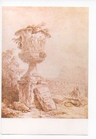 Hubert Robert 1733/1808 Le Dessinateur Aux Environs Du Colisée (musée Valence Cp Vierge) - Robert