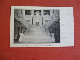 Main Stairway In  Pennsylvania New Capitol---Pennsylvania > Harrisburg  Ref 3056 - Harrisburg