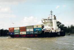 " KALANA " Tallinn ** Lot Of/de 2 ** PORTE CONTAINER CARRIER DOOR - PHOTO 1980-2001 - Cargo Commerce Merchant - Handel