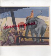 ELEPHANT - IMAGE LE CIRQUE ET SES ETOILES-LE MONTAGE DU CHAPITEAU- ARTIS BRUXELLES BRUSSEL-CHOCOLAT COTE D' OR-LUTTI - Autres & Non Classés