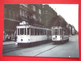 BELGIQUE - BRUXELLES - PHOTO 15 X 10 - TRAM - TRAMWAY  - LIGNE   S  ET 83 - - Trasporto Pubblico Stradale