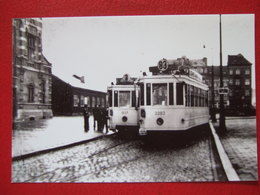 BELGIQUE - BRUXELLES - PHOTO 15 X 10 - TRAM - TRAMWAY  - LIGNE   3  ET 83 - ANNEE 60... - Transporte Público