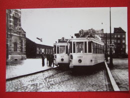 BELGIQUE - BRUXELLES - PHOTO 15 X 10 - TRAM - TRAMWAY  - LIGNE   3  ET 83 - ANNEE 60... - Vervoer (openbaar)