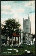 RB 1218 - Early Postcard - Churchill Church & Graveyard - Oxfordshire - Oxford