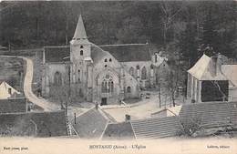 Montaigu      02        Place Et Eglise           ( Voir Scan) - Andere & Zonder Classificatie