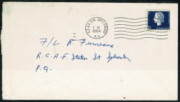 RB 1221 - 1964 Cover - R.C.A.F Station Greenwood Nova Scotia Canada 5c Rate To RCAF P.Q. - Lettres & Documents