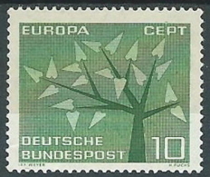 1962 EUROPA GERMANIA 10 P MH * - EV - 1962