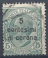 1921-22 DALMAZIA USATO 5 CENT - RR11973 - Dalmatië