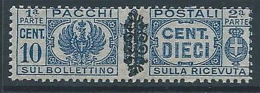 1945 LUOGOTENENZA PACCHI POSTALI 10 CENT MNH ** - RR13199 - Paketmarken