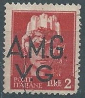 1945-47 TRIESTE AMG VG USATO 2 LIRE - RR5094-2 - Usati