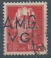 1945-47 TRIESTE AMG VG USATO 2 LIRE - RR5094-5 - Used