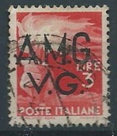 1945-47 TRIESTE AMG VG USATO DEMOCRATICA 3 LIRE - RR13221 - Usados